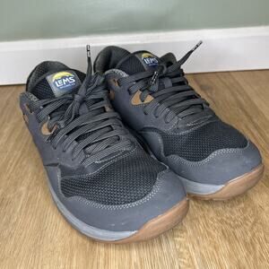 Lems Trailhead Trail Hiking Shoes Sneakers Lace up Gray Minimalist Men's 11 D